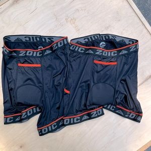 Zoic Premium liners. men’s chamois set of 2 size large. EUC